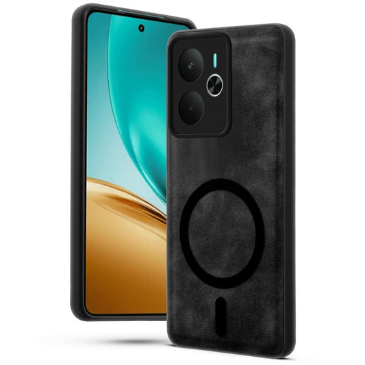 Cushion Grip Leather Case for Realme 14T 5G