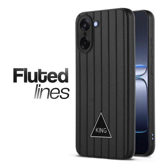 Glossy Matte Line Texture Back Cover for OnePlus Nord CE 5 5G