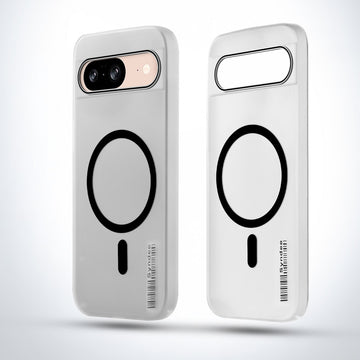 Frosted Sleek Matte Wireless Charging Support Back Cover Case for Google Pixel 8A With Raised Camera Protection