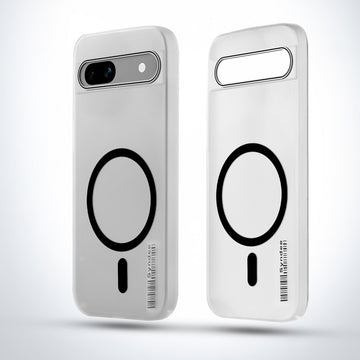 Frosted Sleek Matte Wireless Charging Support Back Cover Case for Google Pixel 7A With Raised Camera Protection