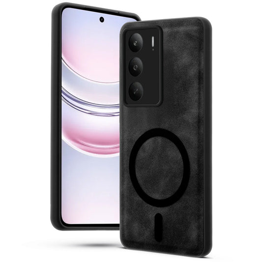 Cushion Grip Leather Case for Realme C75 5G