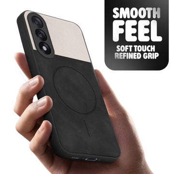 Hybrid PU Leather Matte Cover for OnePlus Nord 5 5G