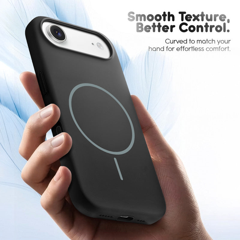 Cloud Feel Silicone Case for Apple iPhone 17 Air – Supports Wireless Charging