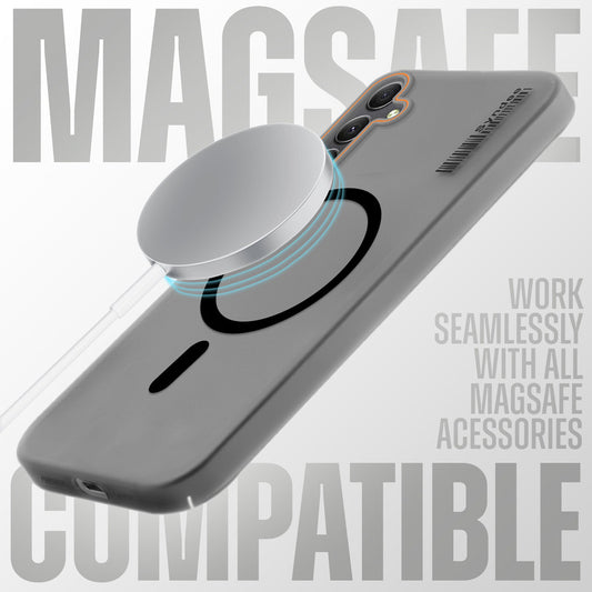 Colorful Frosted Matte Wireless Charging Support For Samsung A54 5G