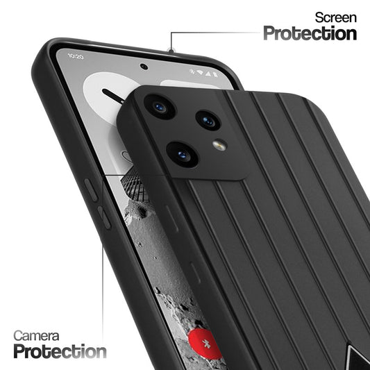 Glossy Matte Line Texture Back Cover for CMF Nothing Phone 2 Pro