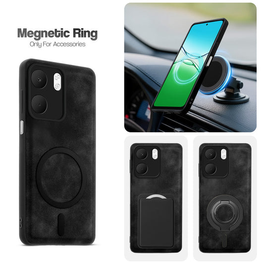 Cushion Grip Leather Case for Oppo A5x 5G