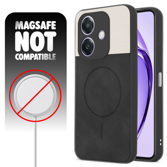 Hybrid PU Leather Matte Cover for Oppo A3x 5G