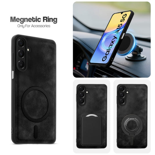 Cushion Grip Leather Case for Samsung A15 5G