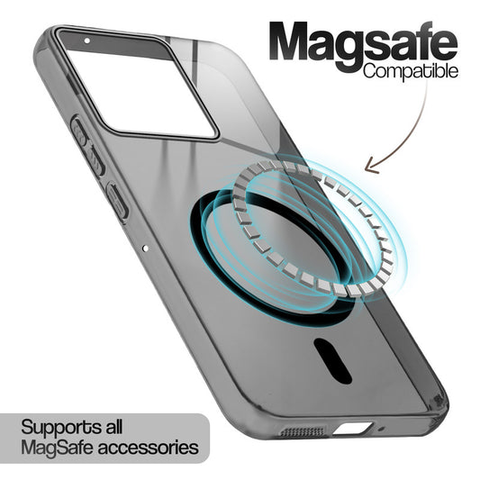 Anti-Yellow Scratch Resistant Case Support Magnetic Accessories Back Cover For Motorola G86 Power 5G