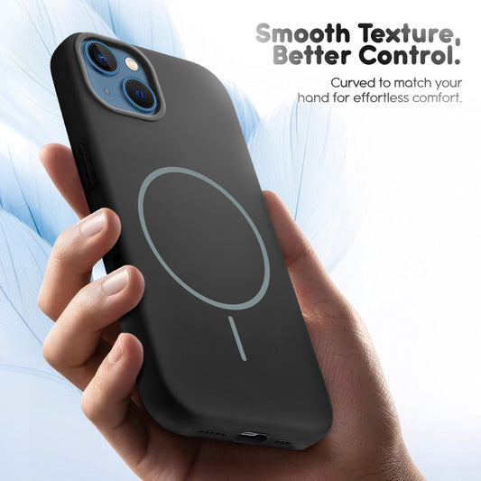 Cloud Feel Silicone Case for Apple iPhone 13 – Supports Wireless Charging