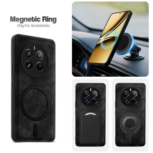Cushion Grip Leather Case for Realme Narzo 70 Pro 5G