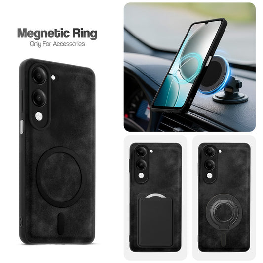 Cushion Grip Leather Case for Vivo Y19e