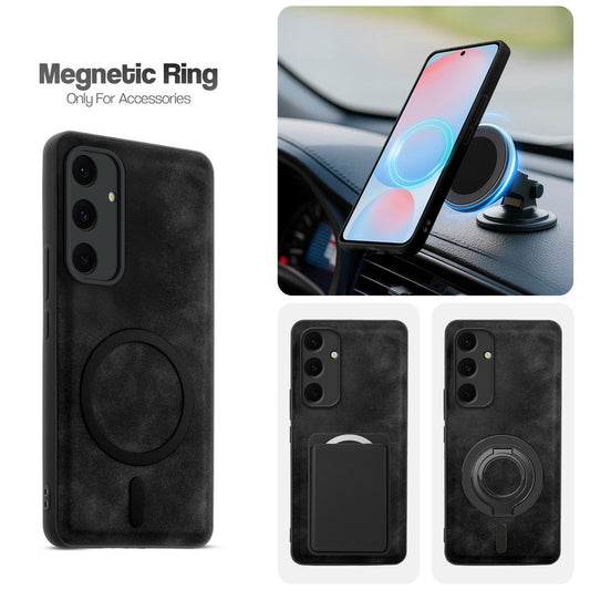 Cushion Grip Leather Case for Samsung S24 FE 5G