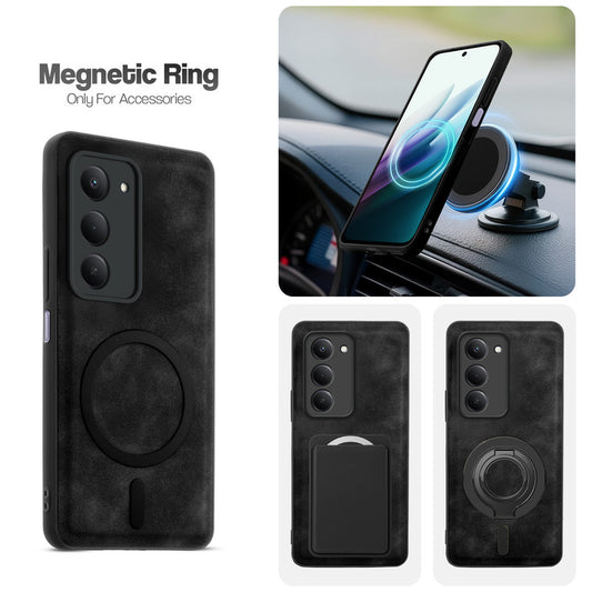 Cushion Grip Leather Case for Redmi 15 5G
