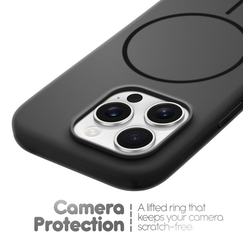 Cloud Feel Silicone Case for Apple iPhone 16 Pro – Supports Wireless Charging