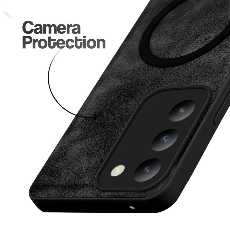 Cushion Grip Leather Case for Vivo T3 5G