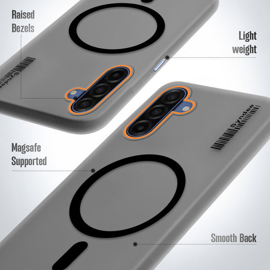 Colorful Frosted Matte Wireless Charging Support For Samsung M17 5G
