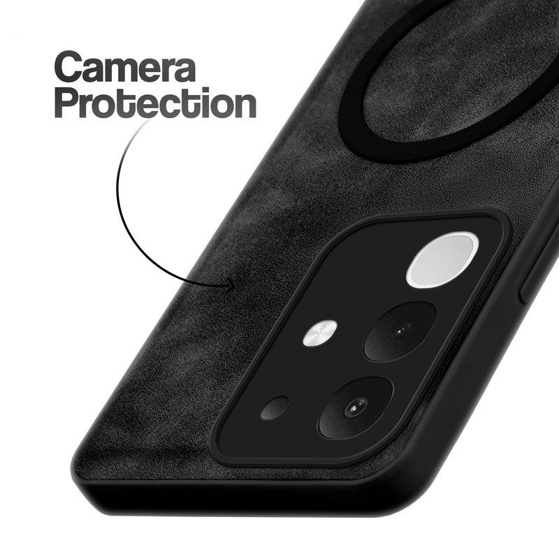 Cushion Grip Leather Case for Vivo T4x 5G