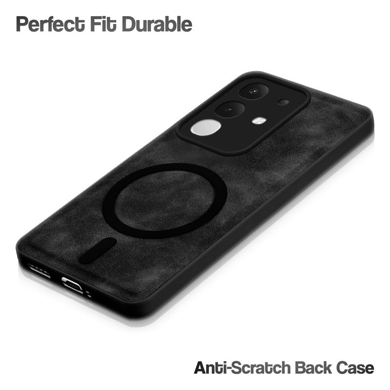Cushion Grip Leather Case for Vivo T4x 5G