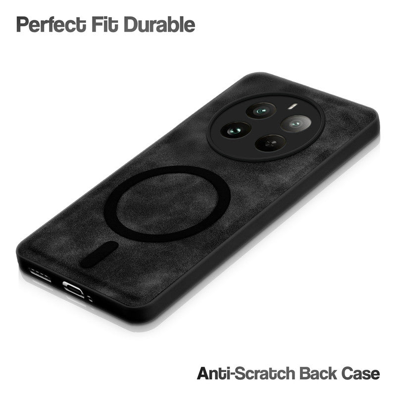 Cushion Grip Leather Case for Realme 12 Pro 5G