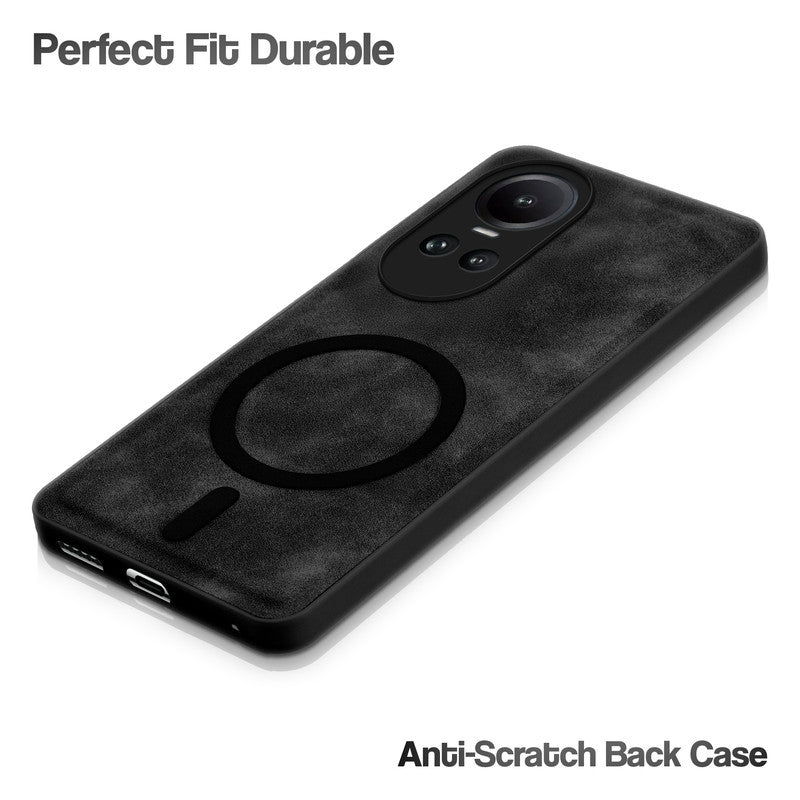 Cushion Grip Leather Case for Oppo Reno 10 5G
