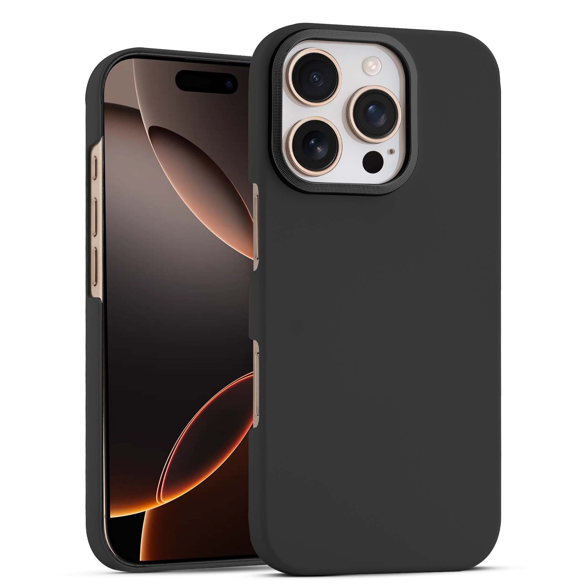 Detachable Ring Matte Case for Apple iPhone 16 Pro