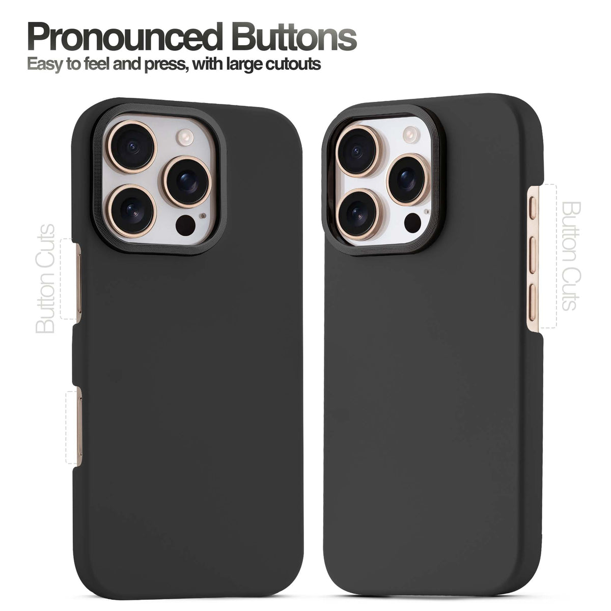 Detachable Ring Matte Case for Apple iPhone 16 Pro