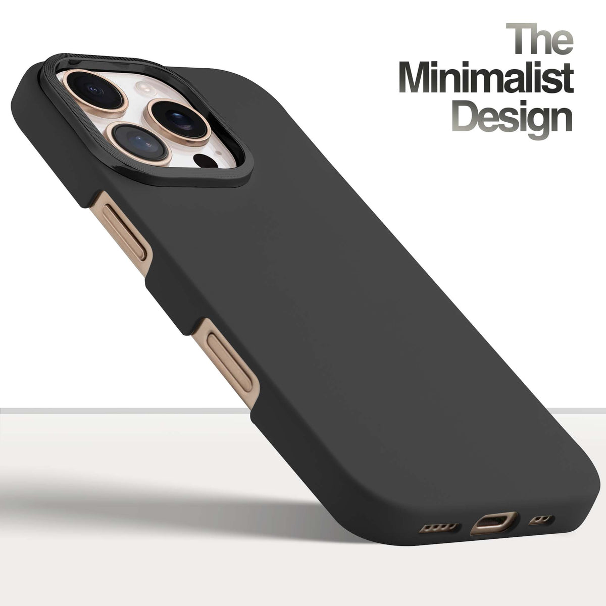 Detachable Ring Matte Case for Apple iPhone 16 Pro