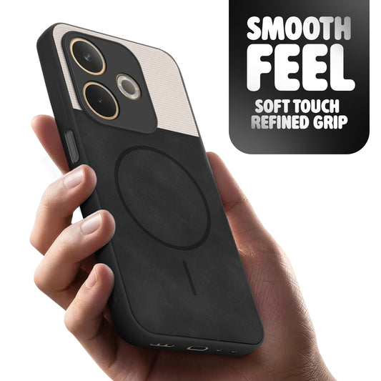 Hybrid PU Leather Matte Cover for Oppo A5 Pro 5G