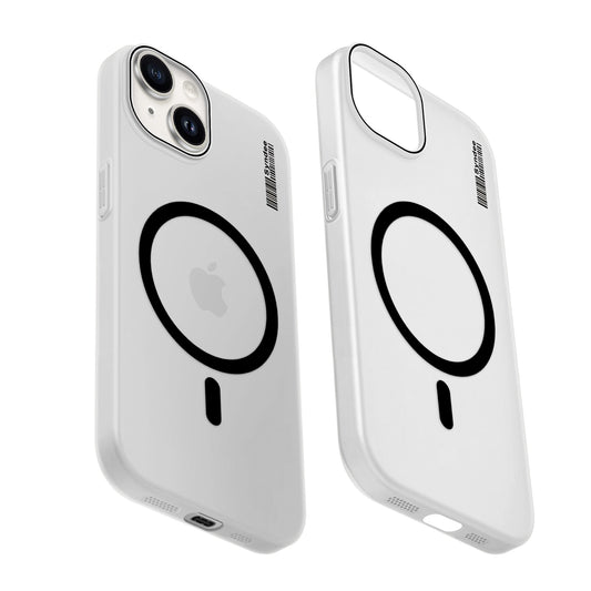 Frosted Sleek Matte Wireless Charging Support Back Cover Case For Apple iPhone 14 Plus With Raised Camera Protection