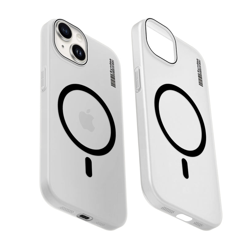 Frosted Sleek Matte Wireless Charging Support Back Cover Case For Apple iPhone 14 Plus With Raised Camera Protection