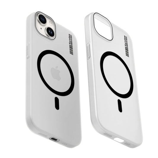 Frosted Sleek Matte Wireless Charging Support Back Cover Case For Apple iPhone 14 With Raised Camera Protection