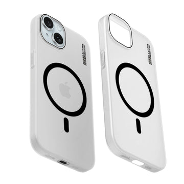 Frosted Sleek Matte Wireless Charging Support Back Cover Case For Apple iPhone 15 Plus With Raised Camera Protection