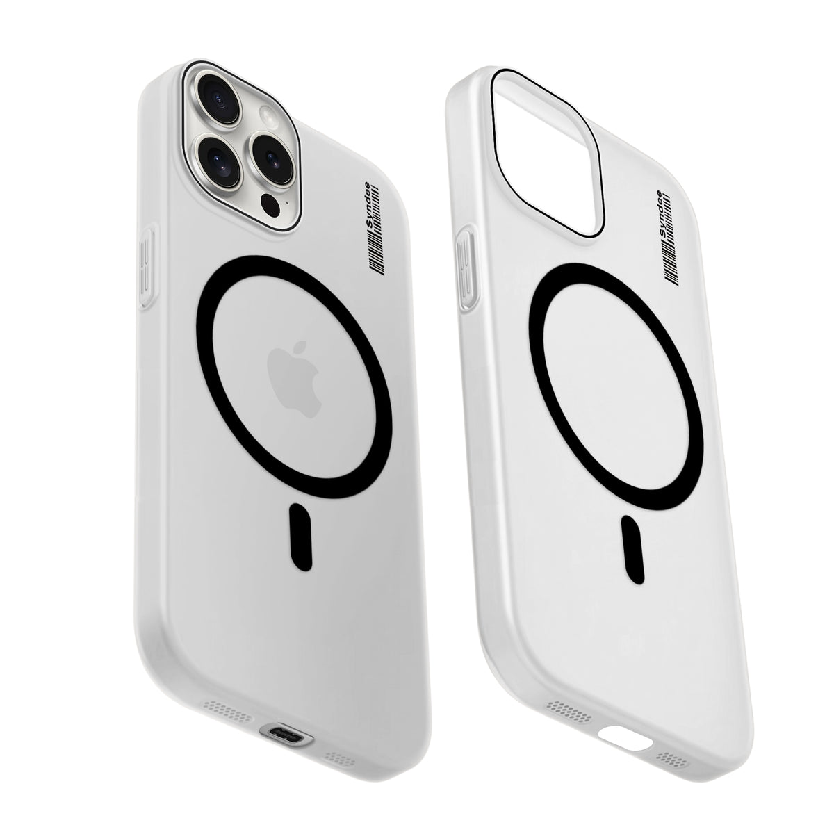 Frosted Sleek Matte Wireless Charging Support Back Cover Case For Apple iPhone 15 Pro Max With Raised Camera Protection
