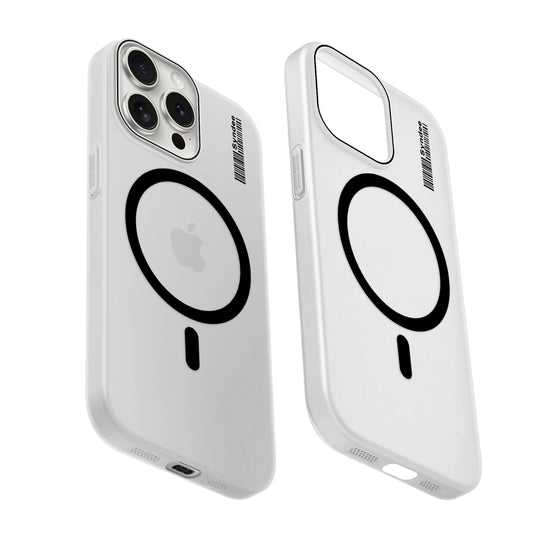 Frosted Sleek Matte Wireless Charging Support Back Cover Case For Apple iPhone 15 Pro With Raised Camera Protection