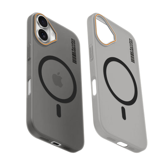 Colourful Frosted Matte Wireless Charging Support Back Cover Case for Apple iPhone 16 Plus With Raised Camera Protection