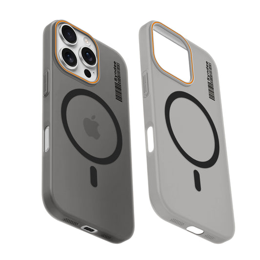 Colourful Frosted Matte Wireless Charging Support Back Cover Case for Apple iPhone 16 Pro With Raised Camera Protection