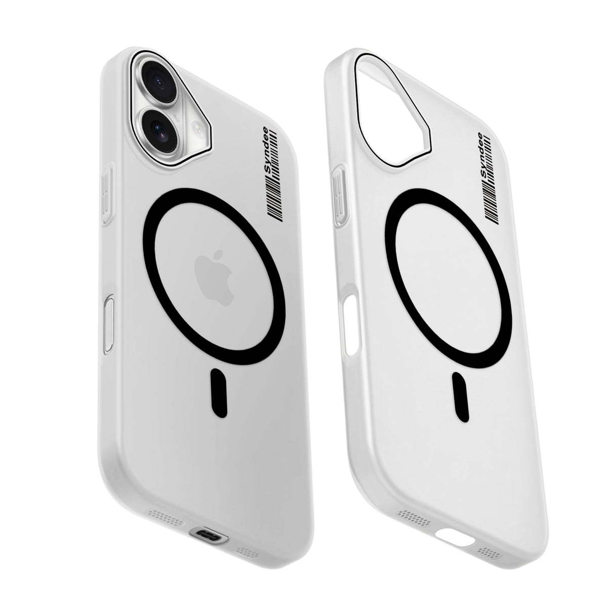 Frosted Sleek Matte Wireless Charging Support Back Cover Case For Apple iPhone 16 With Raised Camera Protection