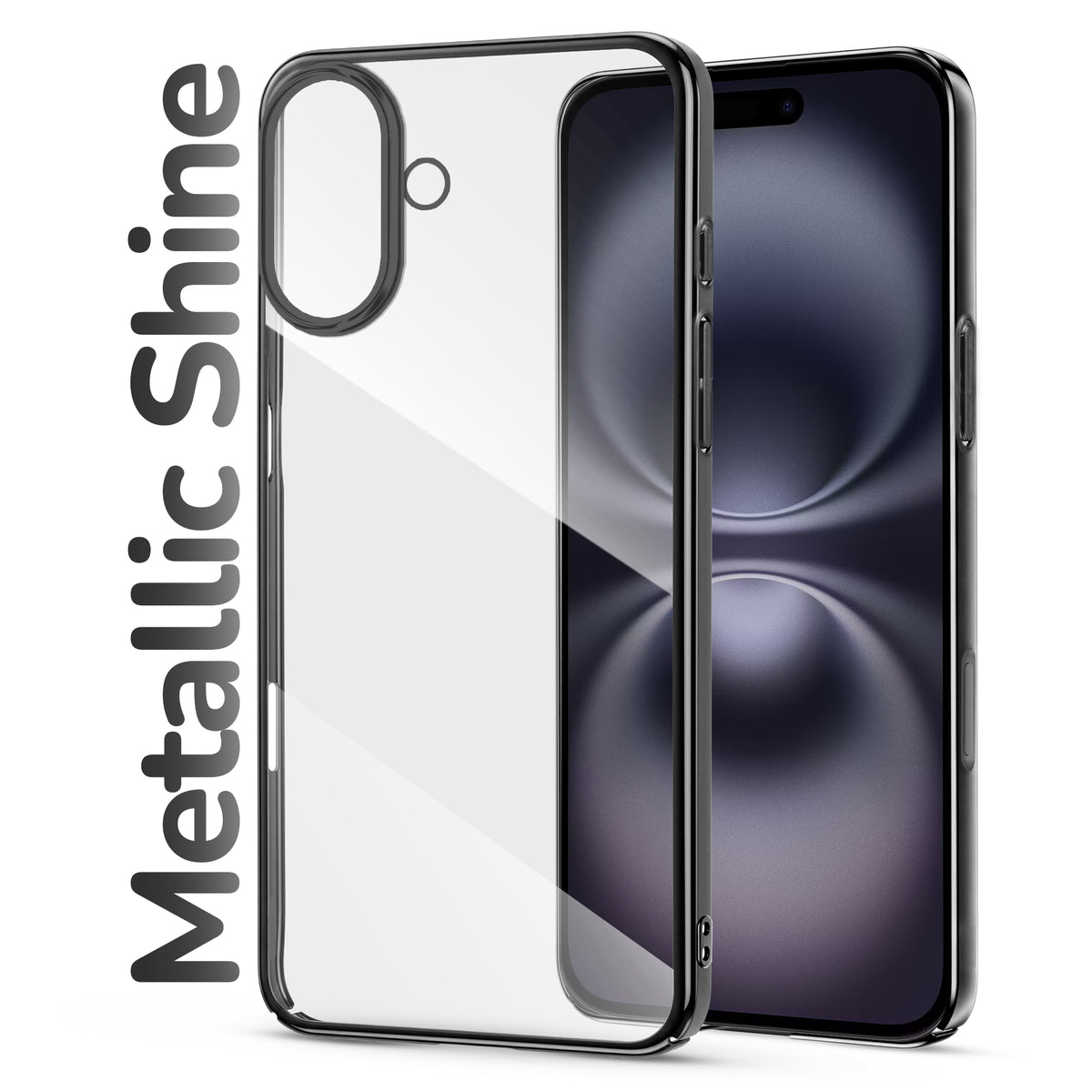 Shiny Edge Cuts Case for Apple iPhone 16