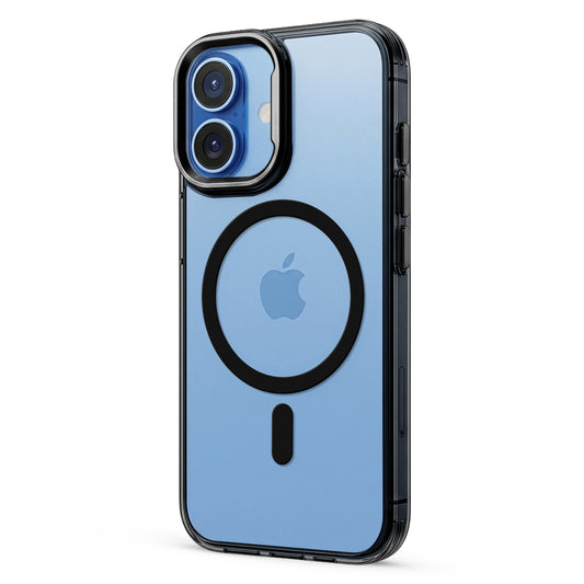 Premium Magnetic Transparent Case for Apple iPhone 17 with Soft TPU Edges, Camera Bumper & Metal Finish Buttons