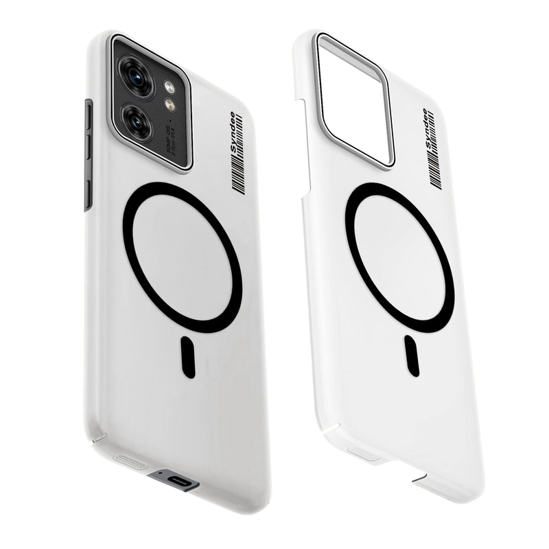 Frosted Sleek Matte Wireless Charging Support Back Cover Case for Motorola Moto Edge 40 5G With Raised Camera Protection