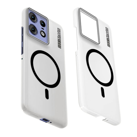 Frosted Sleek Matte Wireless Charging Support Back Cover Case for Motorola Edge 50 Pro 5G With Raised Camera Protection