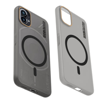 Colourful Frosted Matte Wireless Charging Support Back Cover Case for Nothing Phone 1 With Raised Camera Protection