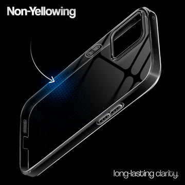 Crystal Clear Anti-Yellow Transparent Back Cover Case With Camera Ring Protection for Nothing Phone 2