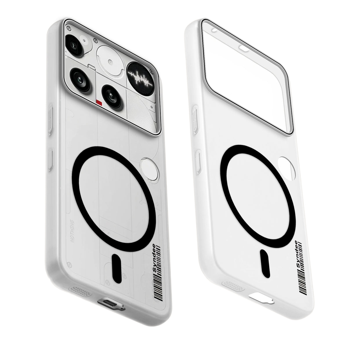 Frosted Sleek Matte Wireless Charging Support Back Cover Case for Nothing Phone 3 5G With Raised Camera Protection