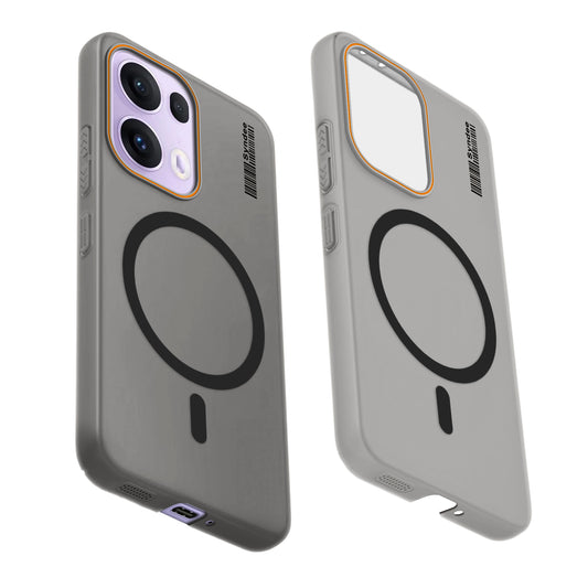 Colourful Frosted Matte Wireless Charging Support Back Cover Case for Oppo Reno 13 Pro 5G With Raised Camera Protection