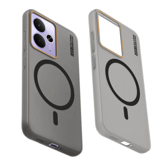 Colourful Frosted Matte With Raised Camera Protection Back Cover Case For Realme 14T 5G