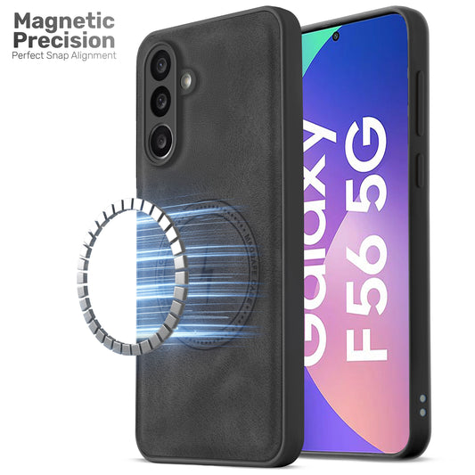 Refined PU Leather Case for Samsung F56 5G