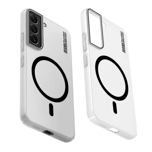 Frosted Sleek Matte Wireless Charging Support Back Cover Case For Samsung S22 5G With Raised Camera Protection