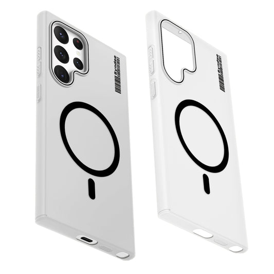 Frosted Sleek Matte Wireless Charging Support Back Cover Case For Samsung S22 Ultra 5G With Raised Camera Protection